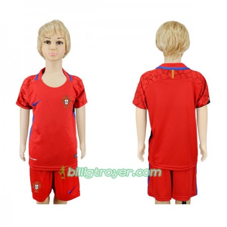 Billige Fotballdrakter Portugal Barn VM 2018 Hjemmedraktsett